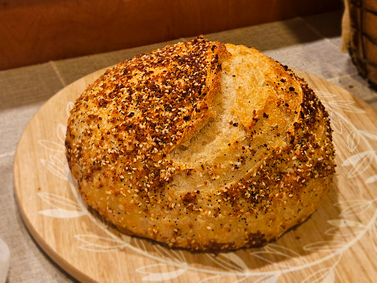 Everything Sourdough Loaf