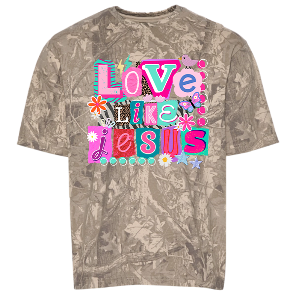 Love Like Jesus Camo Tee