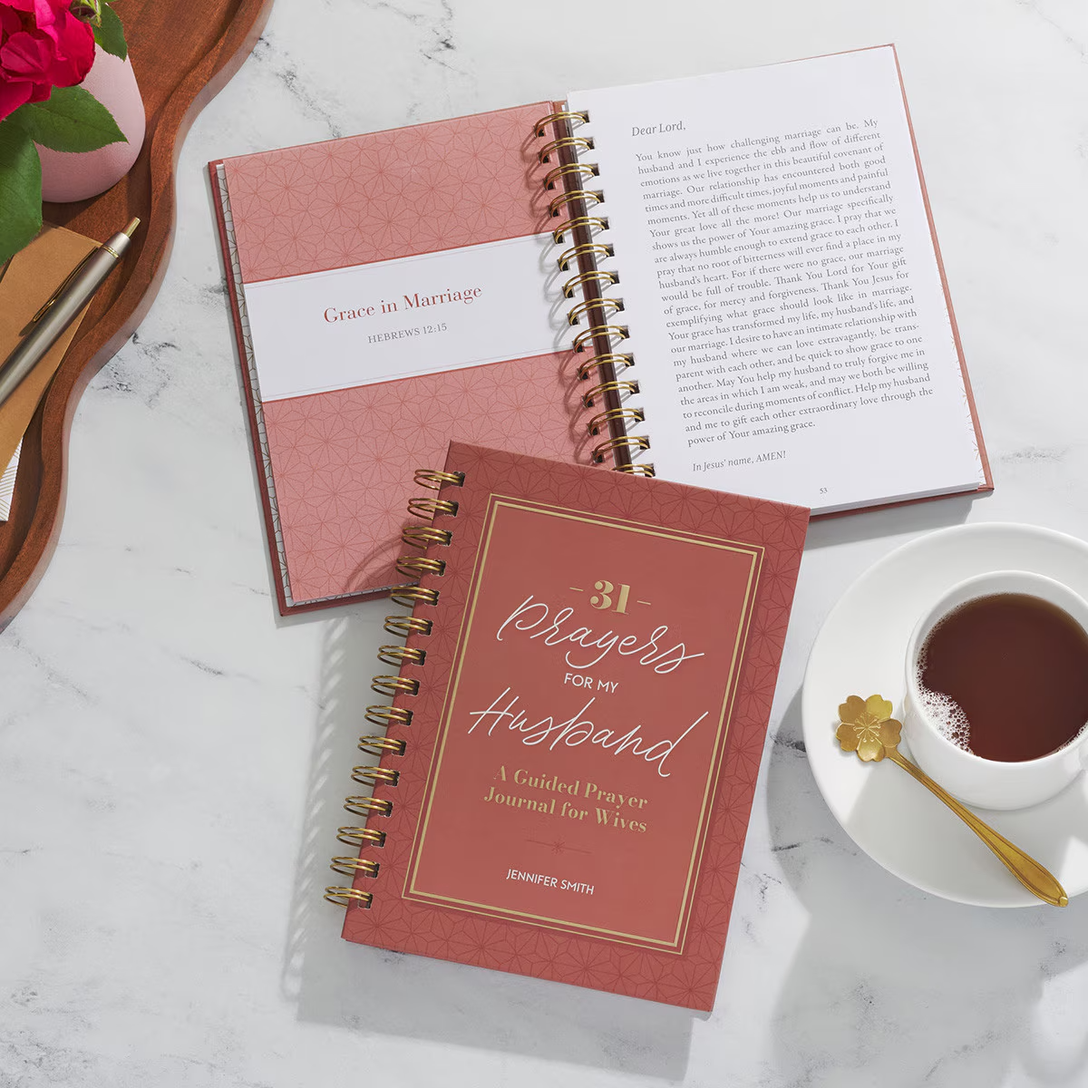 31 Prayers for My Husband: A Guided Prayer Journal for Wives