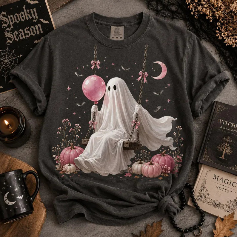 Whimsical Ghost Tee