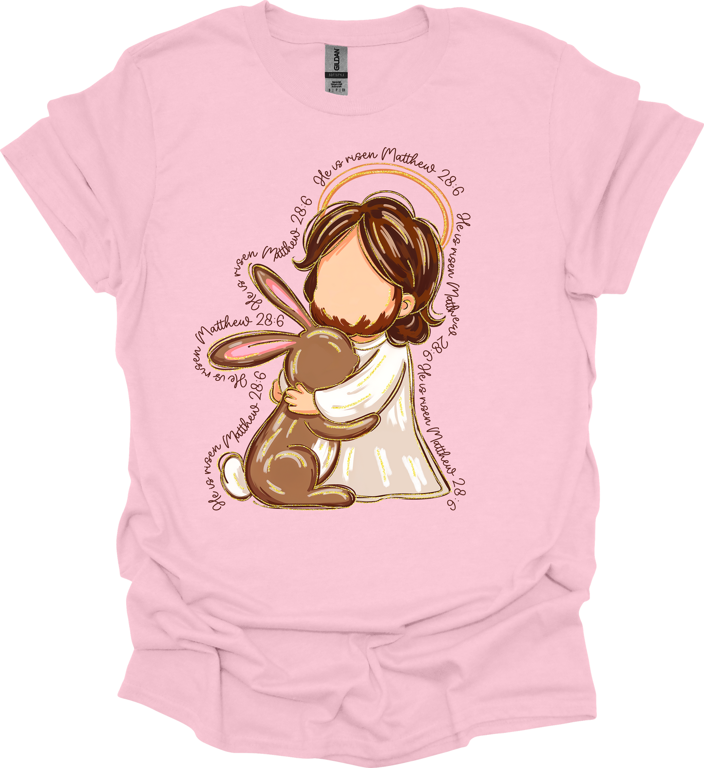 Jesus and Bunny Easter Tee Toddler or Youth