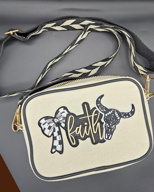 Custom Patch Cross-body Bag