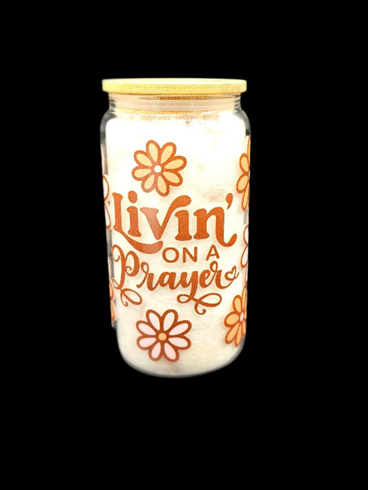 Living on a Prayer 16 Oz Tumbler
