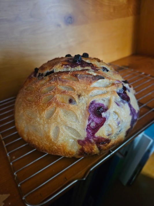 Lemon Blueberry Sourdough