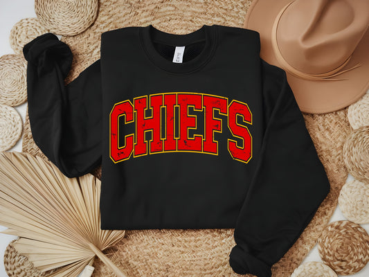 Chiefs Crewneck Bold Black