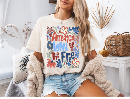 America Land of the Free Tshirt