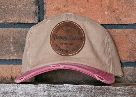 Kind Words Ladie's Leather Patch Hat