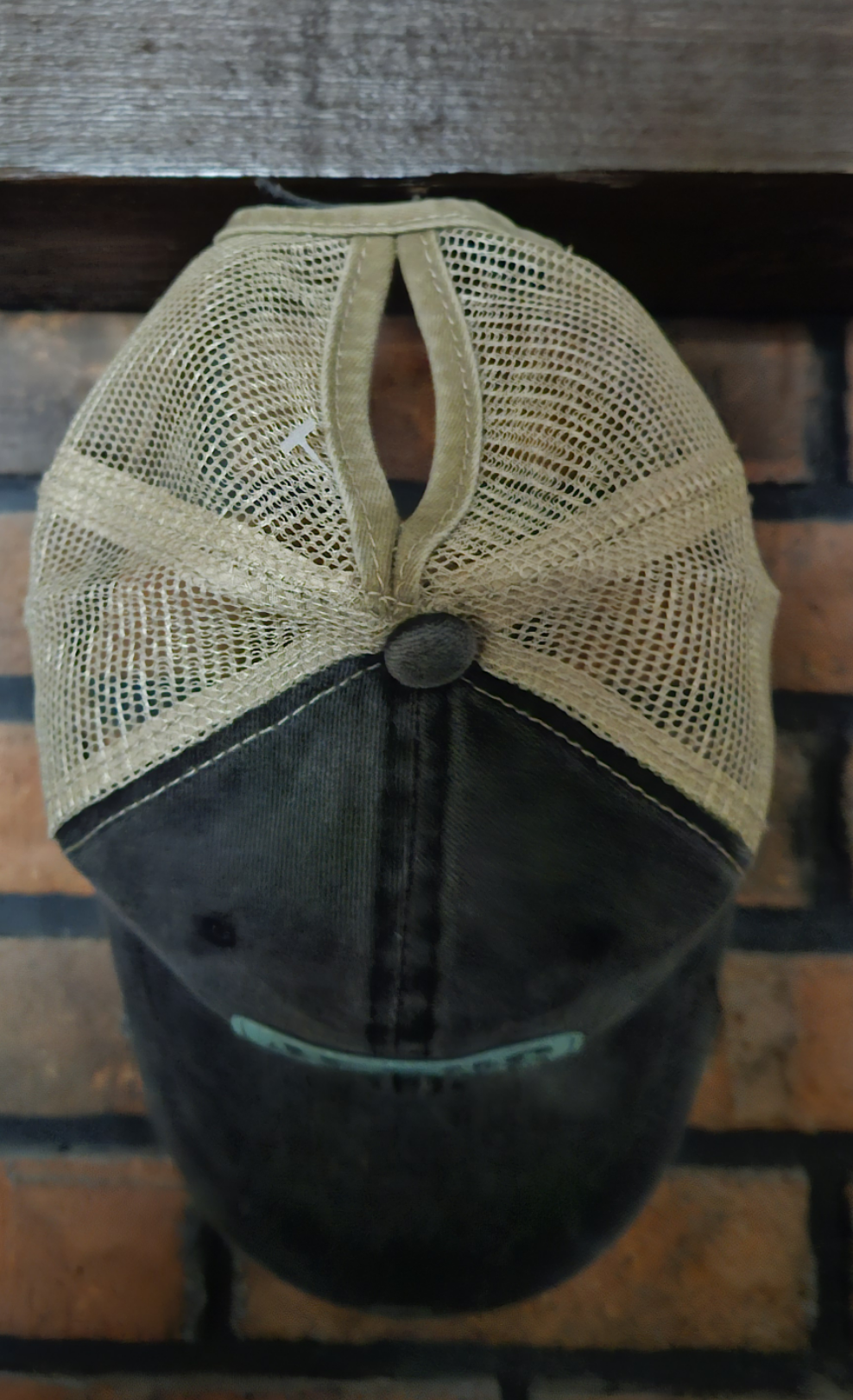 Love Like Jesus Ladie's Ponytail Leather Patch Hat
