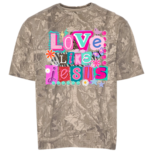 Love Like Jesus Camo Tee