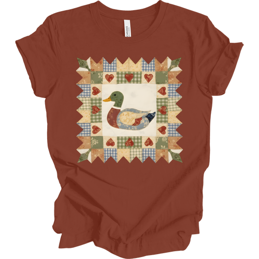 Mallard Patchwork Crewneck or Tee