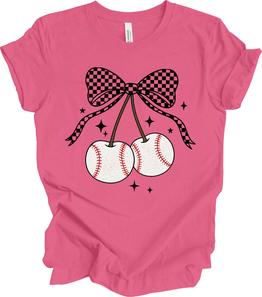 Cherry Baseball Tee
