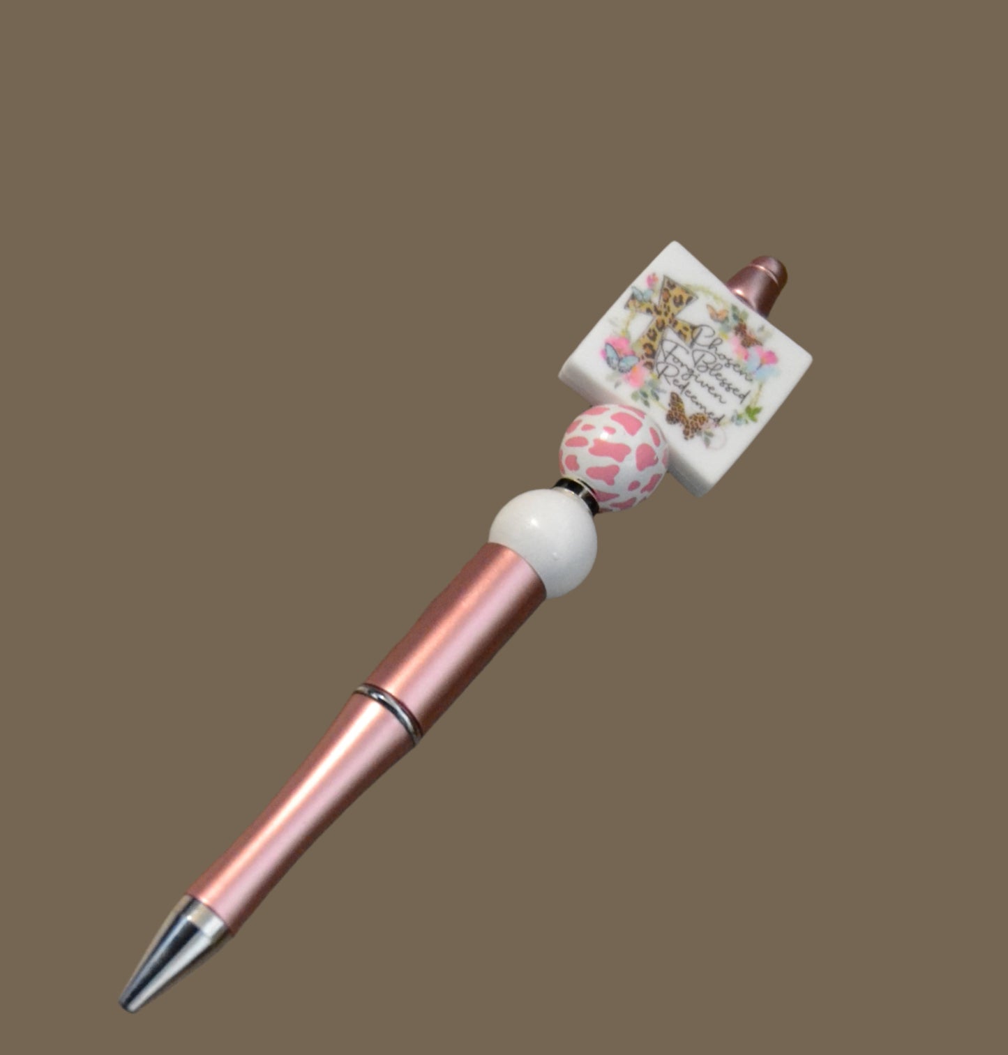 Faith Based Beaded Pens 5 to Choose From