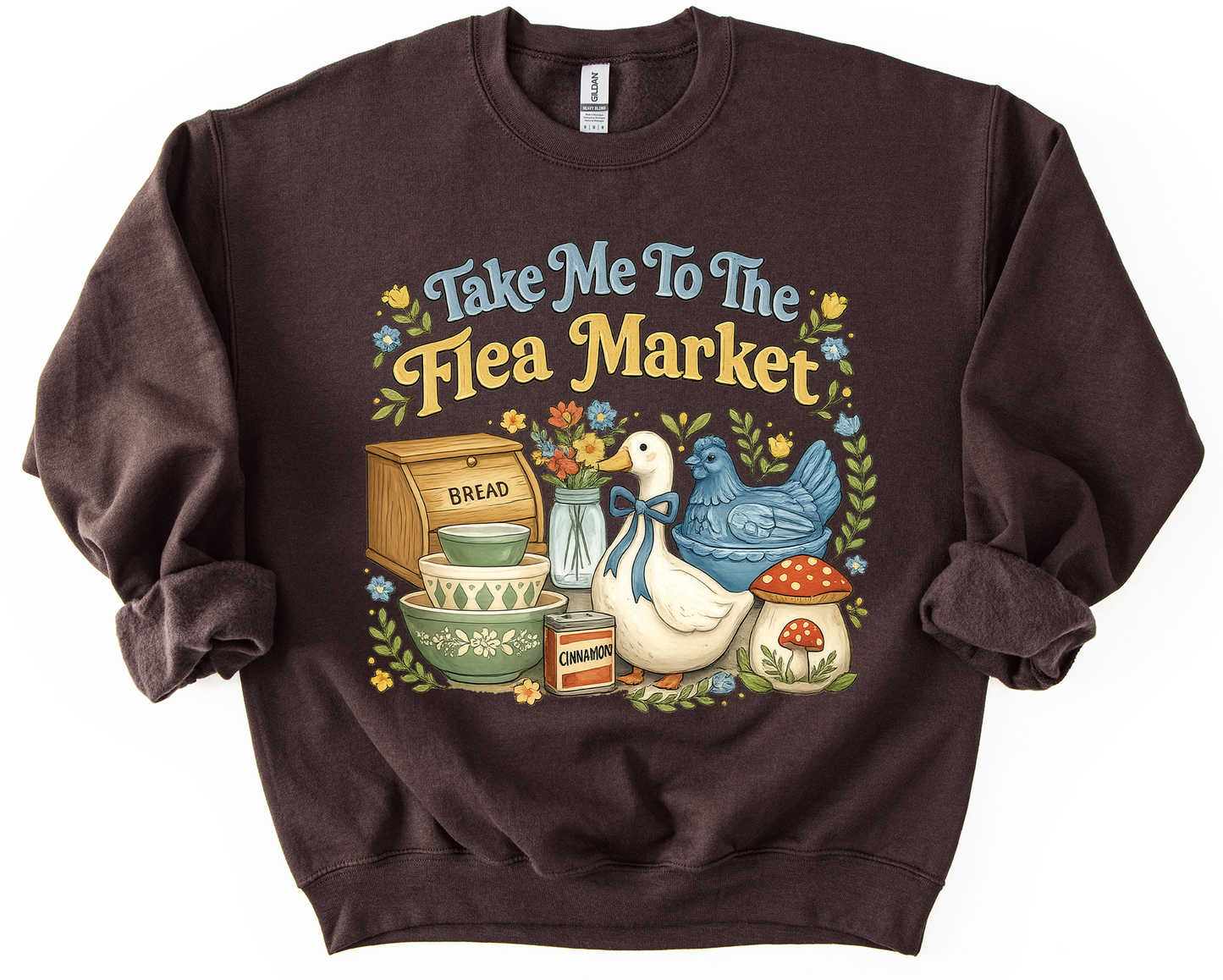 “Take Me To The Flea Market” Tee or Crewneck