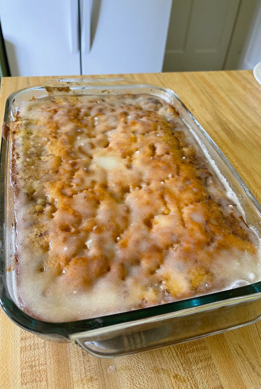 Cinnamon Roll Cake