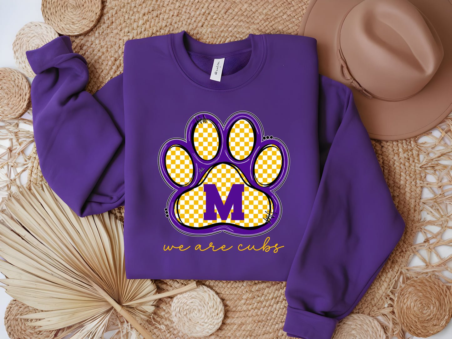 Monett Cubs Paw Print School Spirit Shirts