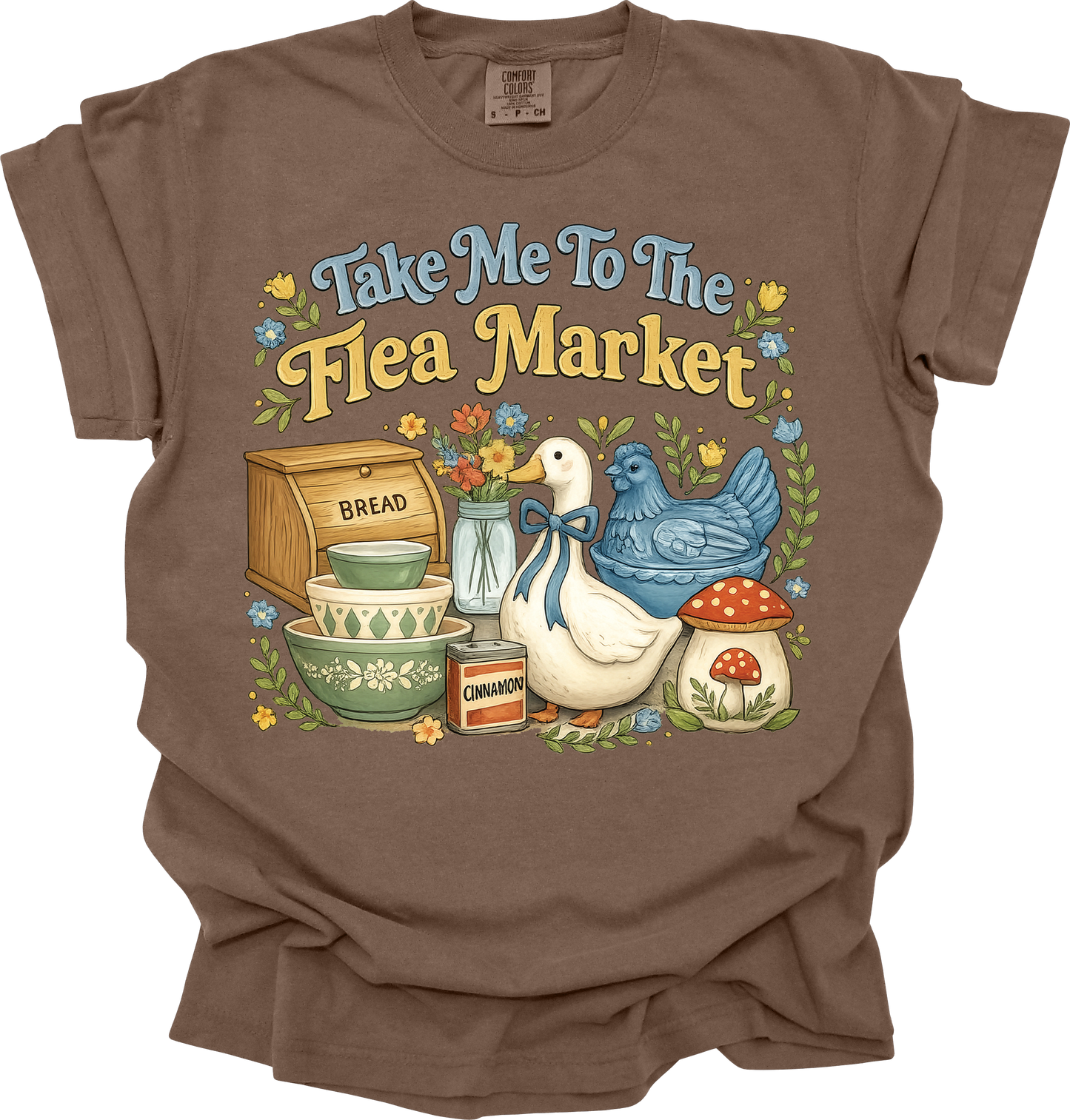 “Take Me To The Flea Market” Tee or Crewneck