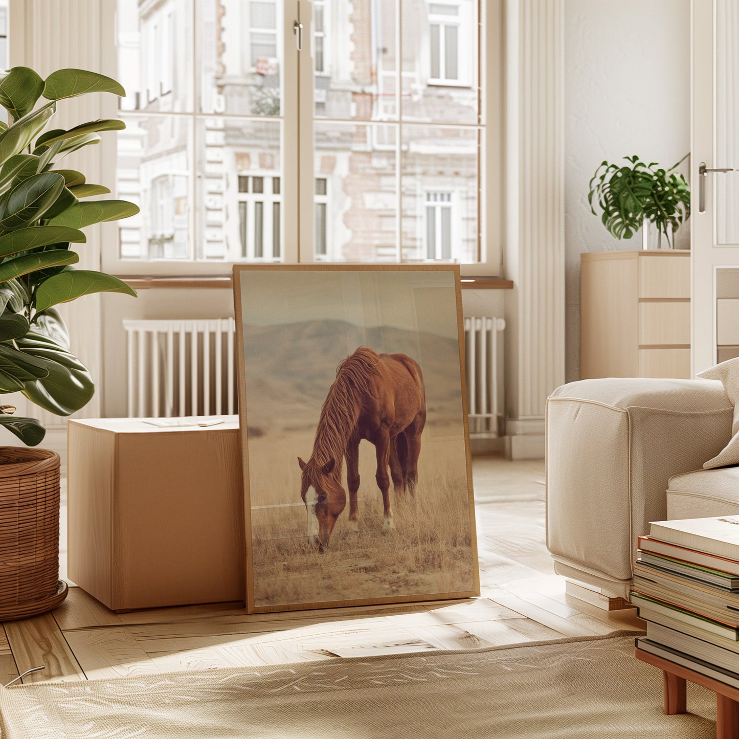 The Last Bite of Sunlit Grass