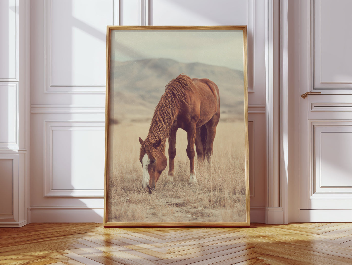 The Last Bite of Sunlit Grass