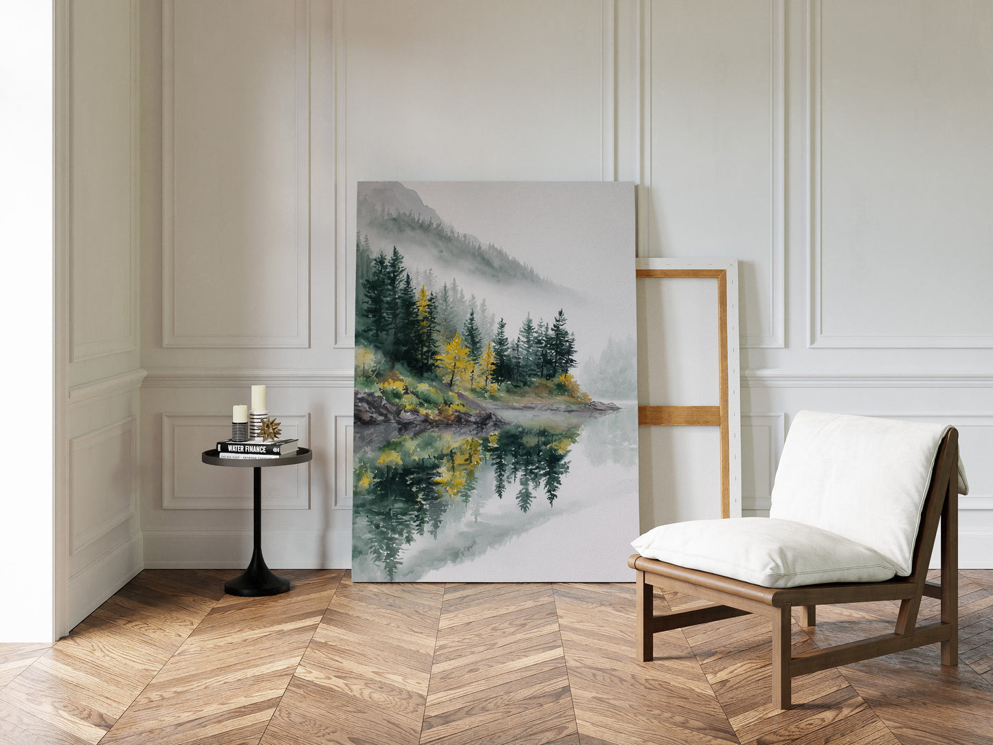 Autumn's Embrace on Still Waters