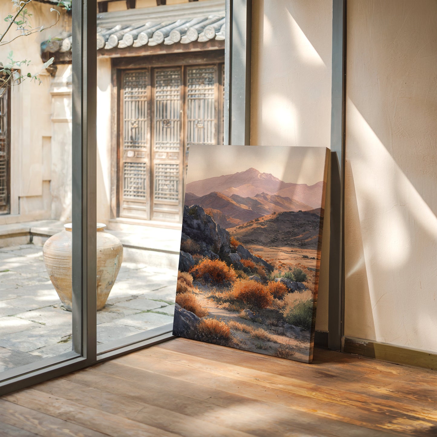 Pathway Through Golden Horizons