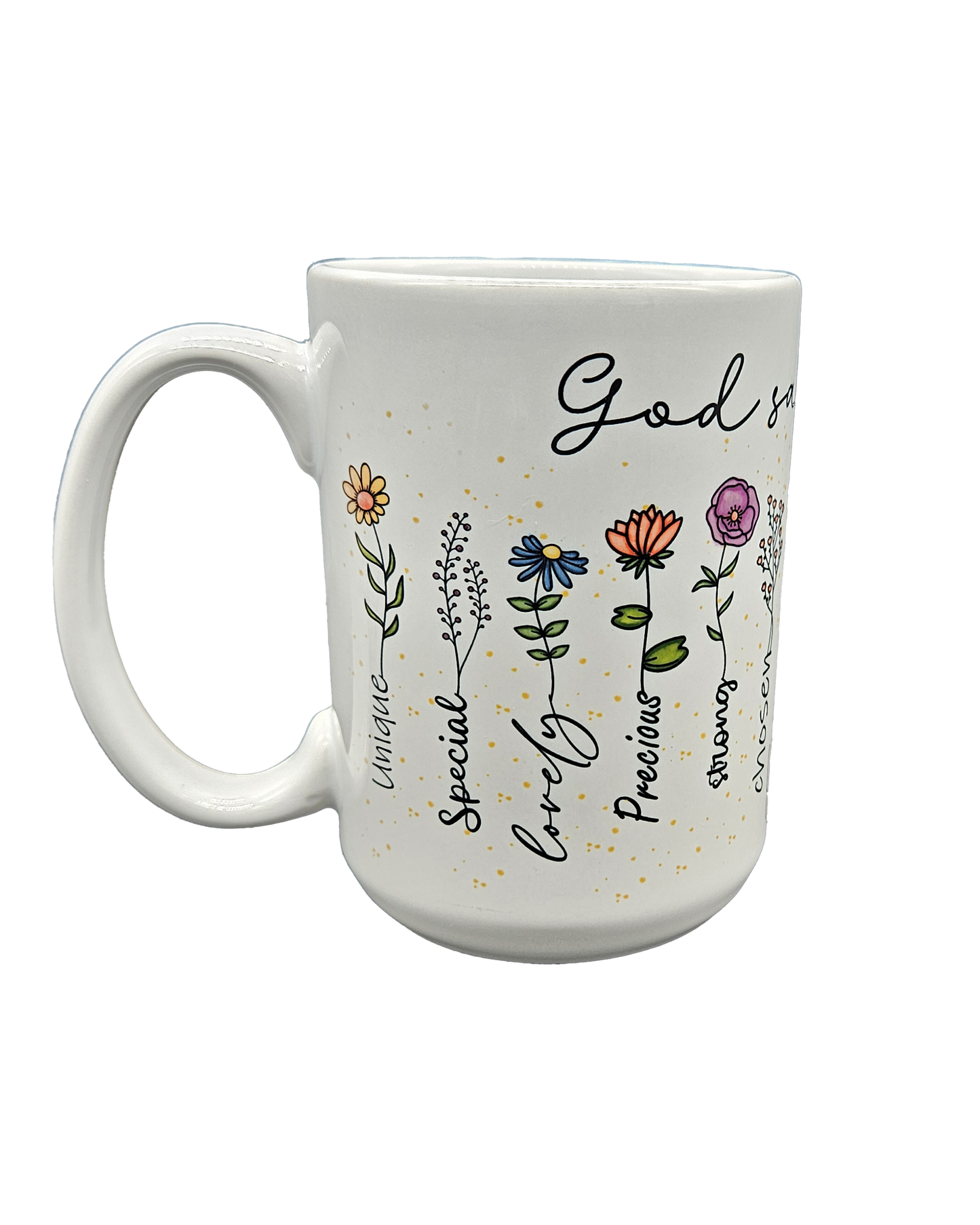 God Says I Am 15 oz Coffee Mug