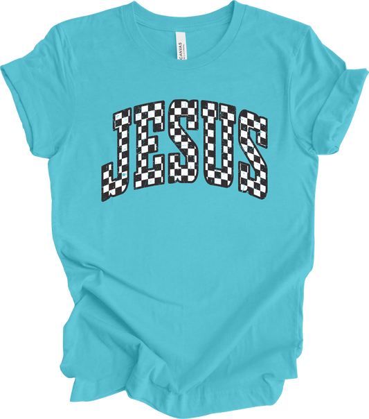 Jesus Checkerboard Tee