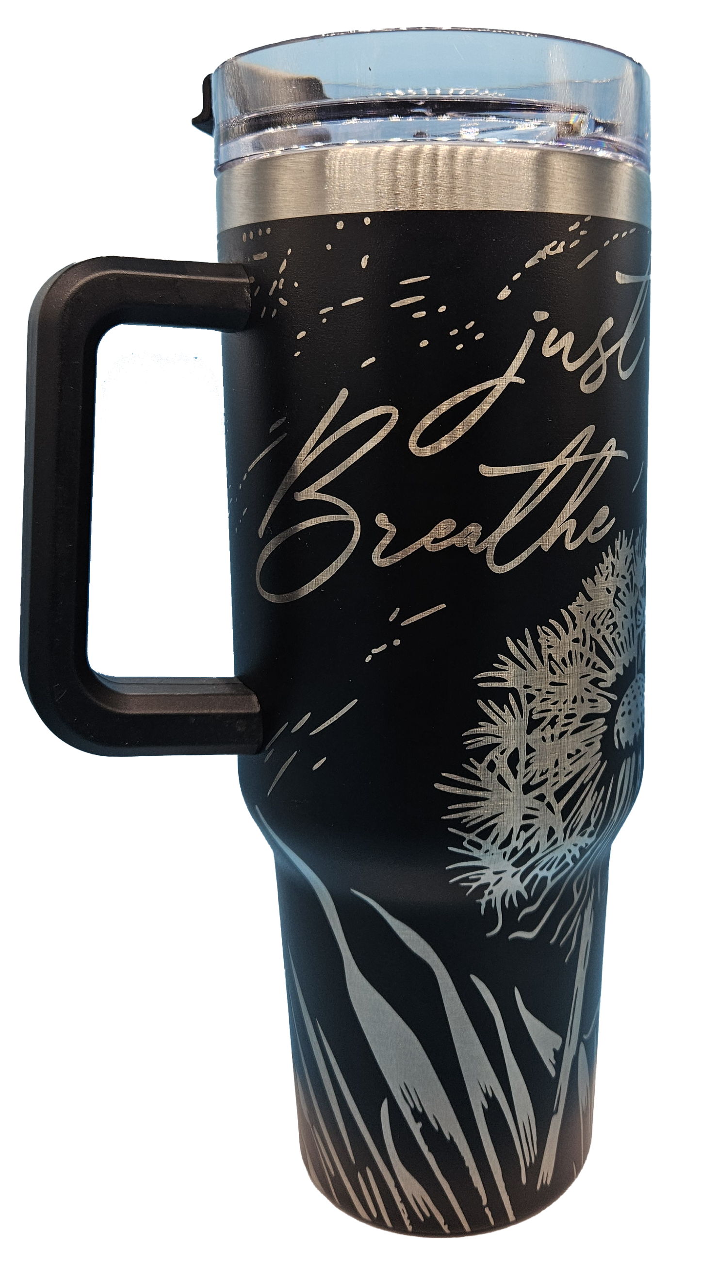 Just Breathe 40 oz Tumbler