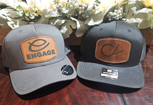 Custom Logo Leather Patch Hats
