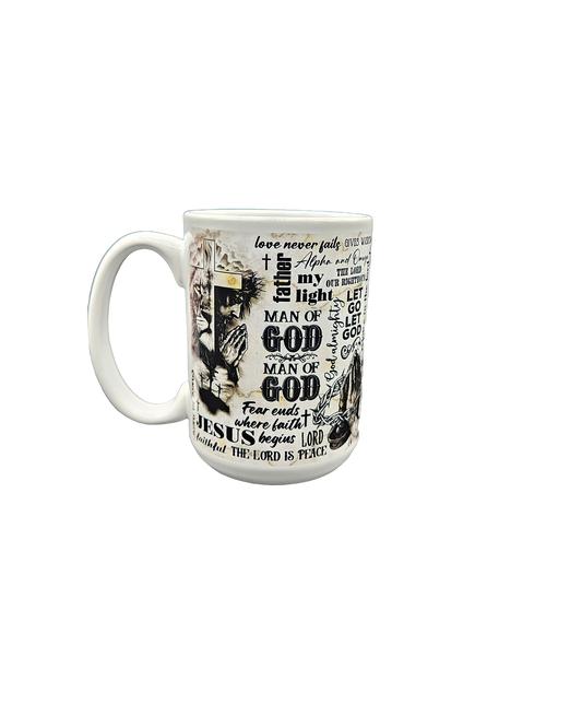 Man of God 15 oz Coffee Mug