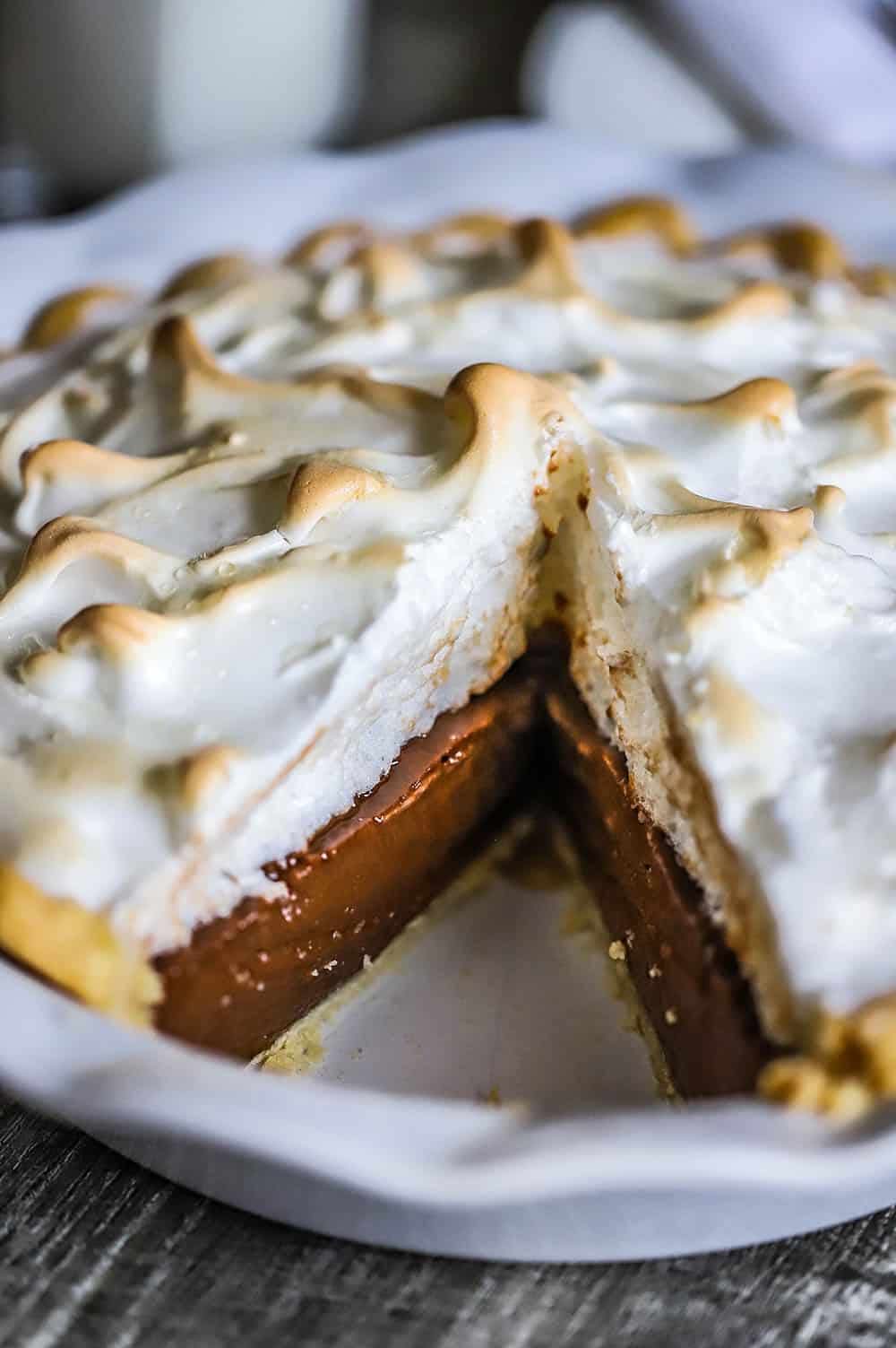 Chocolate Meringue Pie