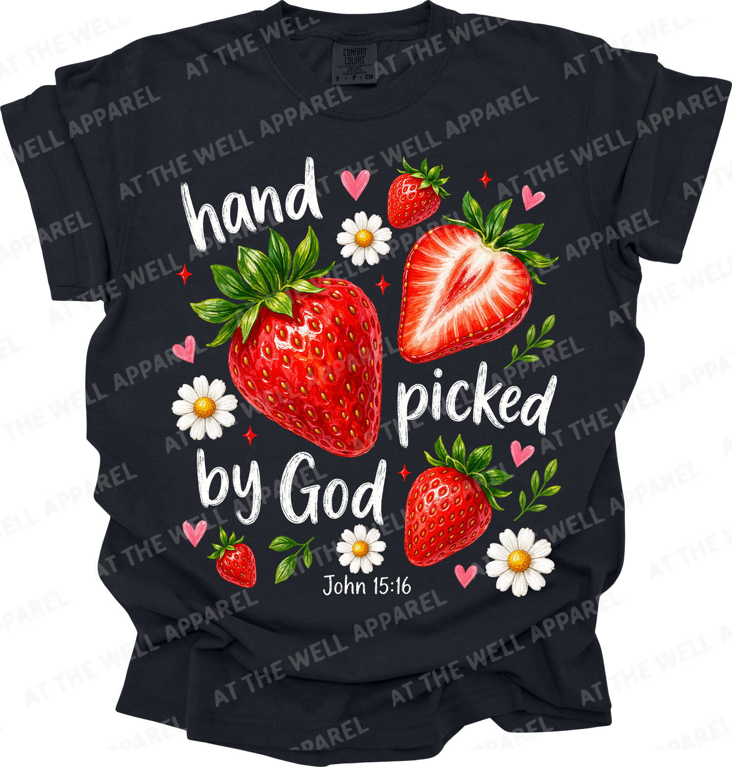 Hand Picked Strawberry Tee
