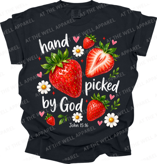 Hand Picked Strawberry Tee