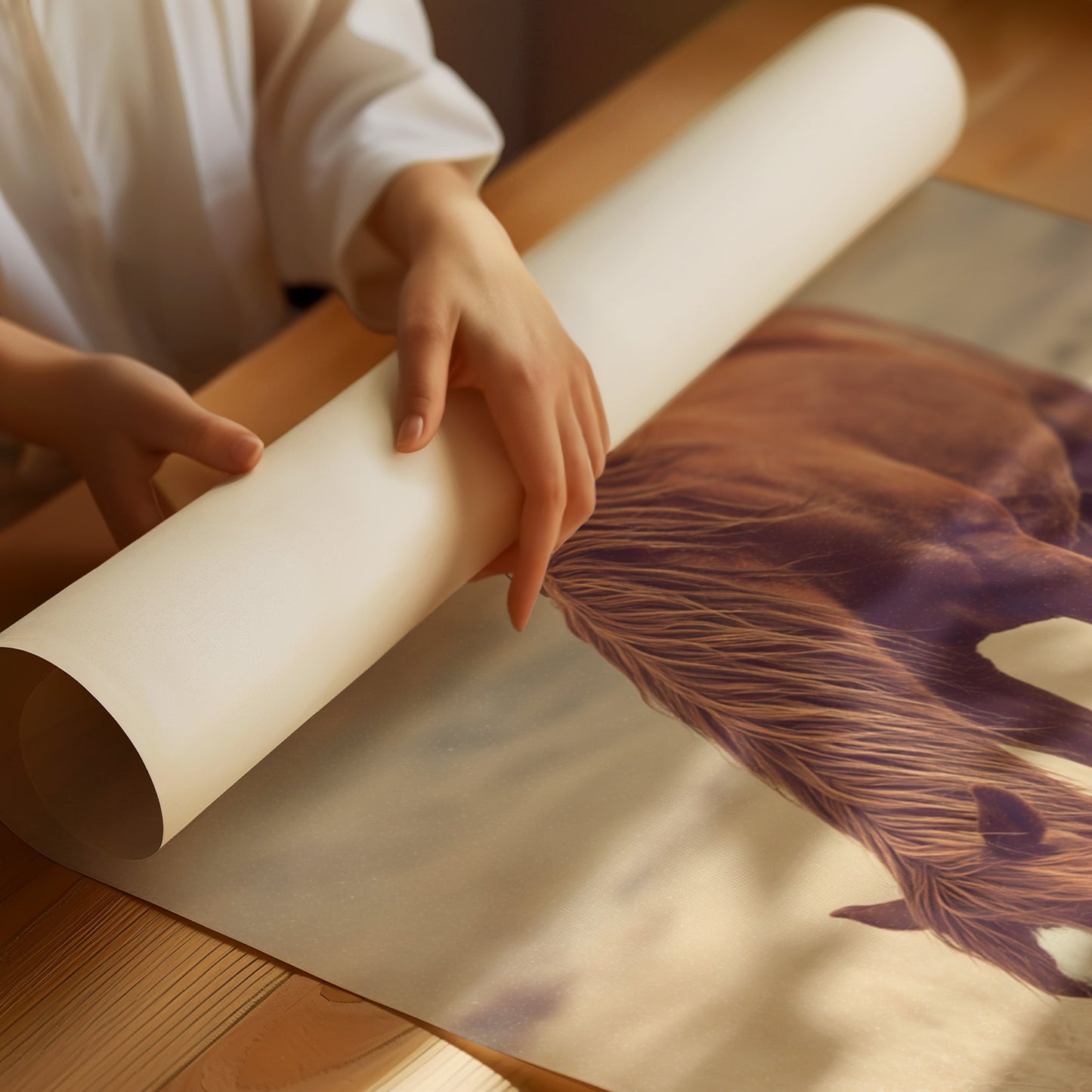 The Last Bite of Sunlit Grass