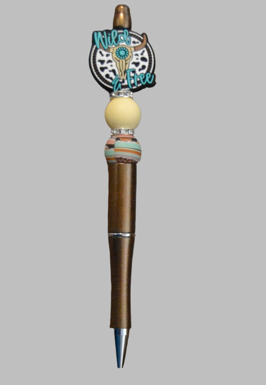 Wild and Free Beaded Pen